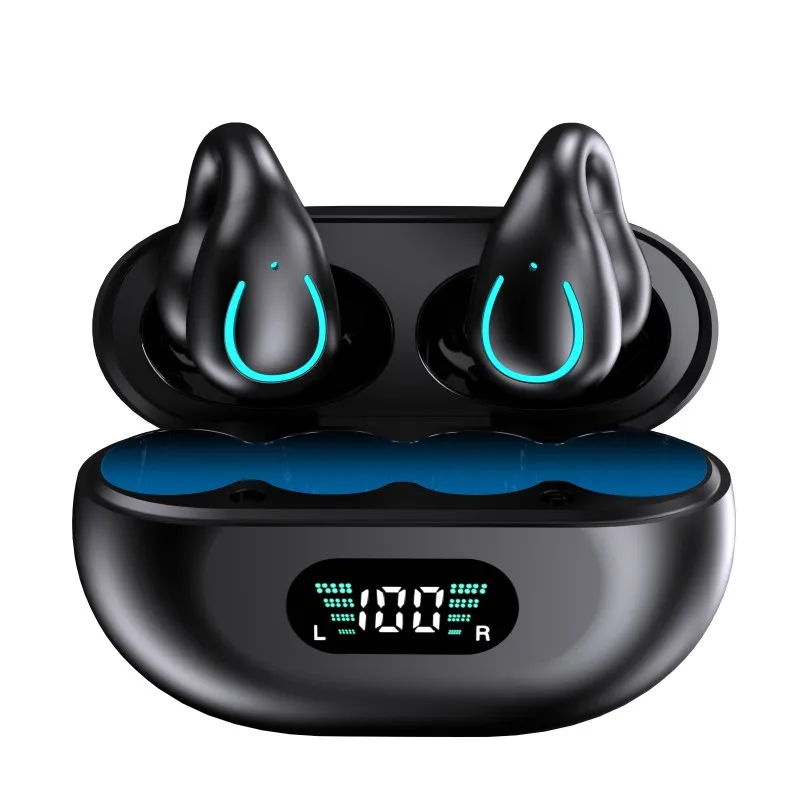 YYK-Q71 Bluetooth 5,3 наушники; Беспроводные спортивные наушники; Встроенный микрофон с ушным крючком; Водонепроницаемые наушники для фитнеса