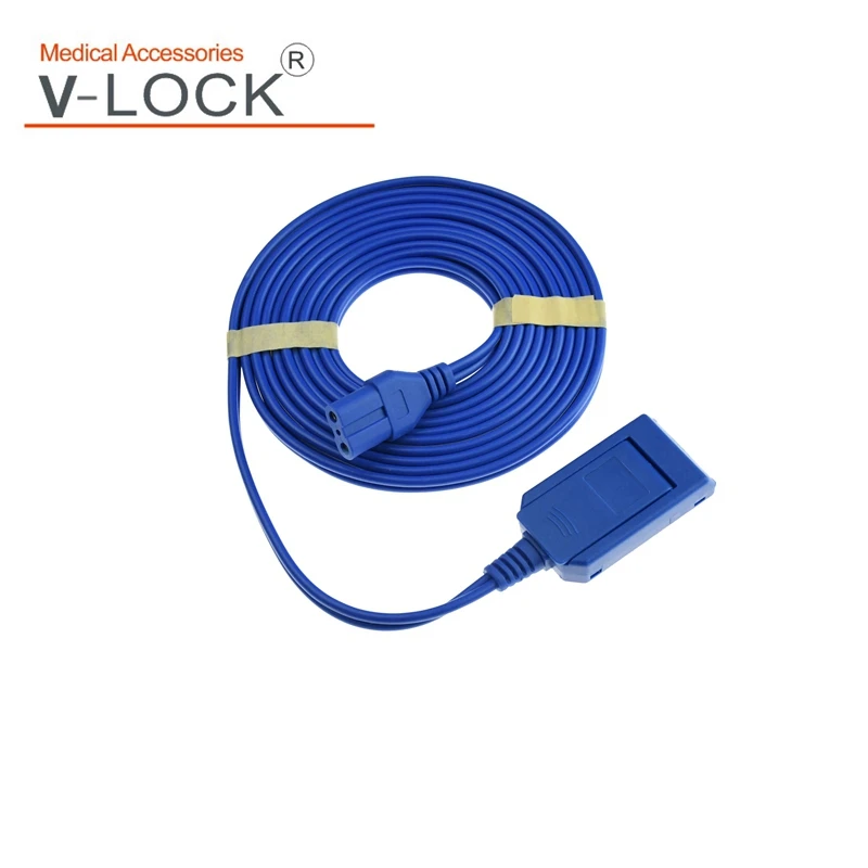 Двойное отверстие для кабеля V-LOCK ESU без стальной иглы с пазами для одноразовой биполярной пластины и монополярной пластины, 5 шт. в упаковке