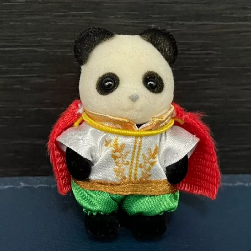Фото Подлинная семейная кукла Sylvanian Families, лесной кролик Grove, снеговик, пятнистый олень, панда, принц, девушка, флокированная кукла, украшение, подарки №2