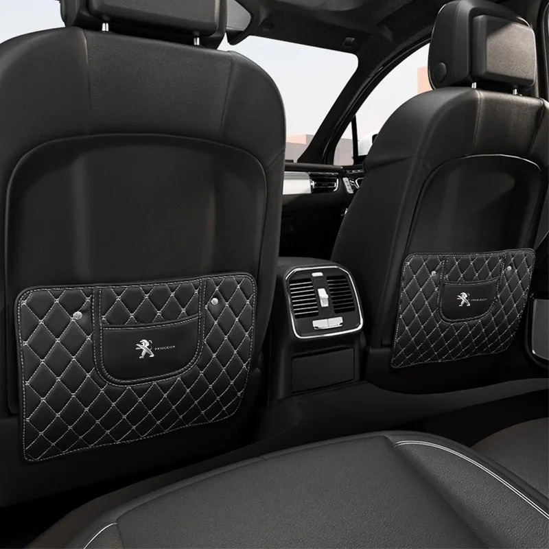 Фото Автомобильные противоударные коврики, защита спинки сиденья для Peugeot 308 206 207 407 607 108 208 301 308 508 608 107 BB1 HX1 Partner 3008 №4