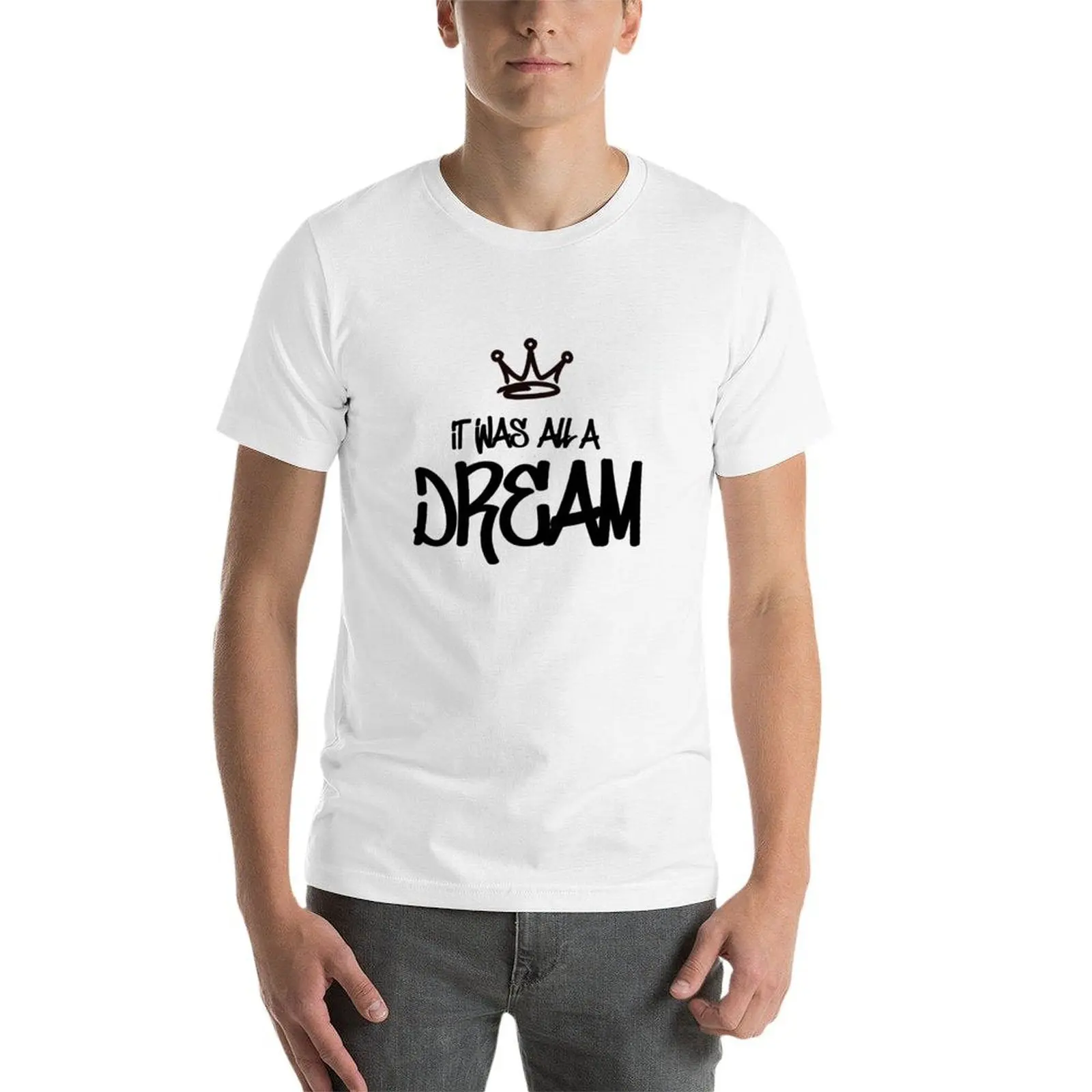 Фото Футболка Biggie Smalls-It Was All A Dream, забавные футболки, мужские футболки, хлопковая футболка №3
