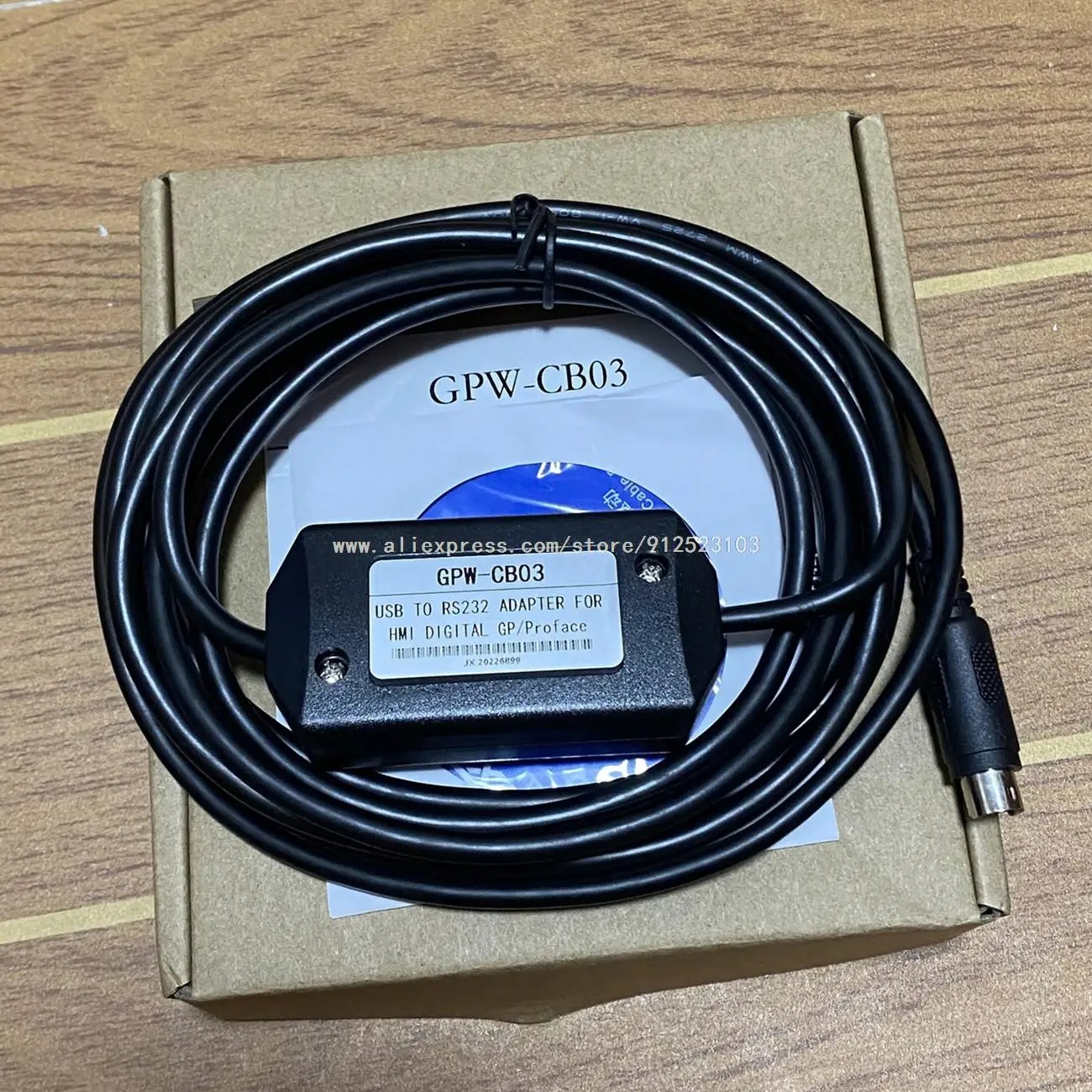 Elecalt Кабель для программирования сенсорного экрана RS232 GPW-CB02 с загрузкой интерфейса CD USB для цифровой GP/Proface Touch panel