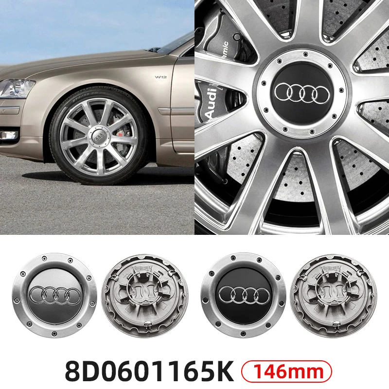 4 шт., крышки для обода колеса автомобиля Audi TT A2 A3 A4 A8 S6 Q5 Q7 RS6