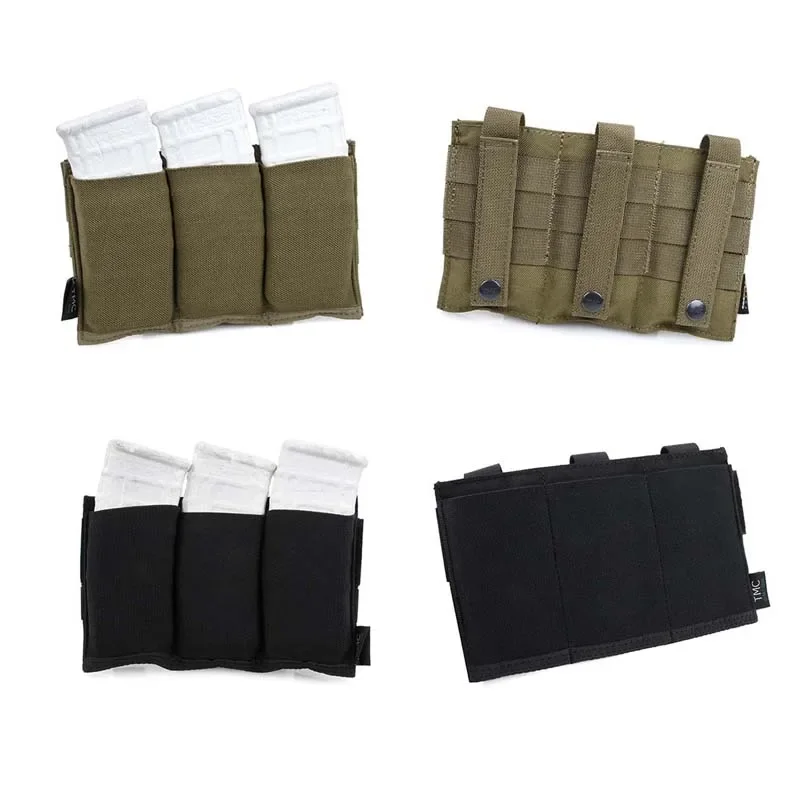 TMC Ten-Speed Molle M4 Triple Mag Pouch Bag для тактической жилетной системы Molle
