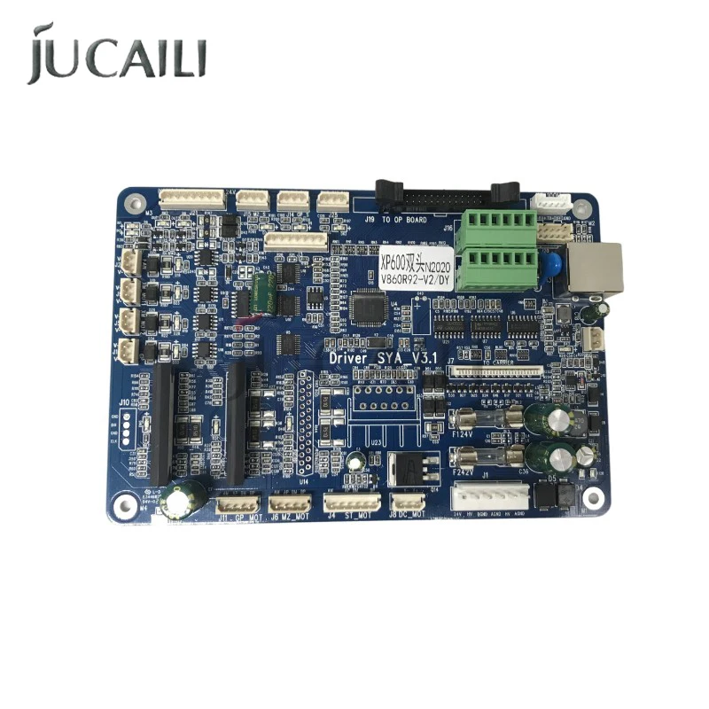 Jucaili новая версия комплекта плат Senyang для Epson xp600, плата каретки с двойной головкой, основная плата для экосольвентного принтера V12