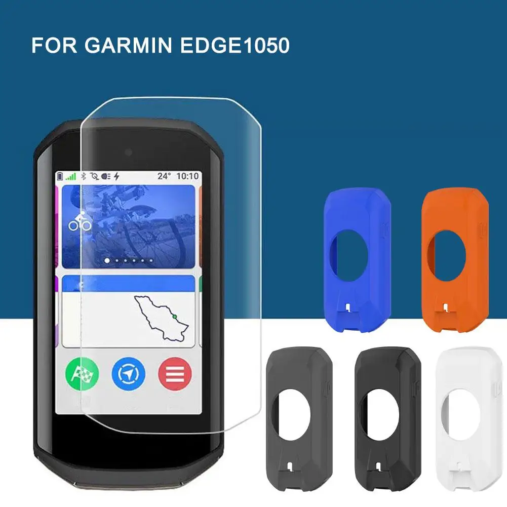 Фото Защитный чехол, совместимый с Garmin Edge 1050, мягкий силиконовый чехол, бампер с защитой от царапин, защитная пленка для Edge J6W8 №2