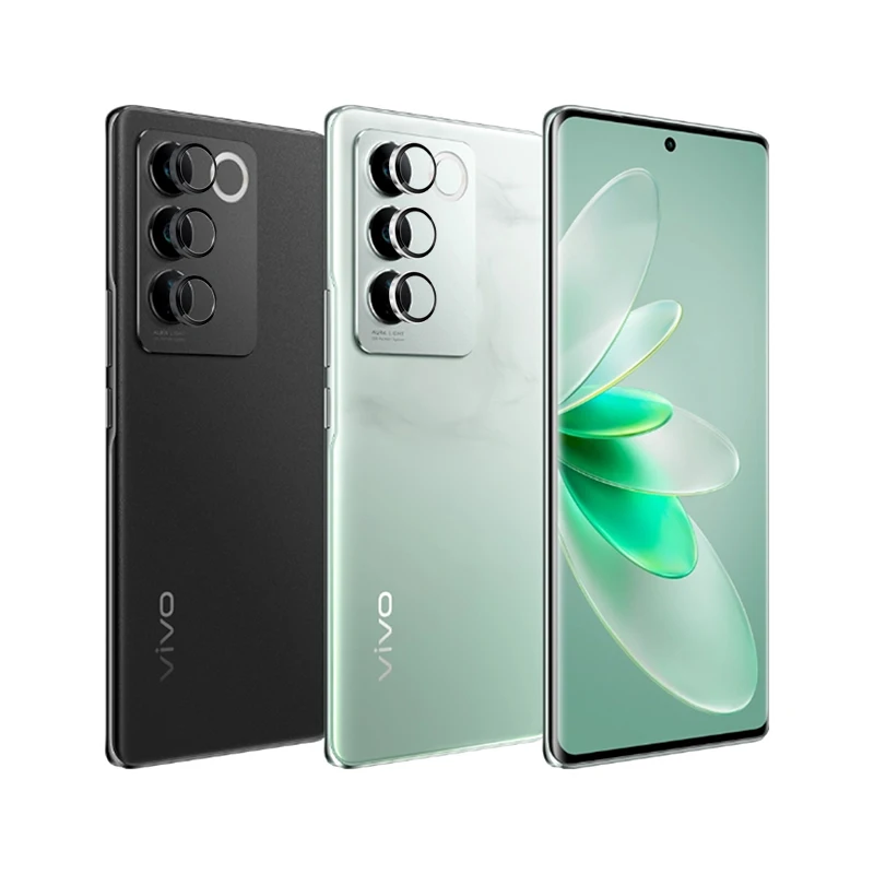 ДЛЯ Vivo V27e 4G 3D задний Алюминиевый сплав Защита камеры Vovi V 27 E V27 27E VivoV27e V2237 Задняя крышка объектива закаленное стекло чехол