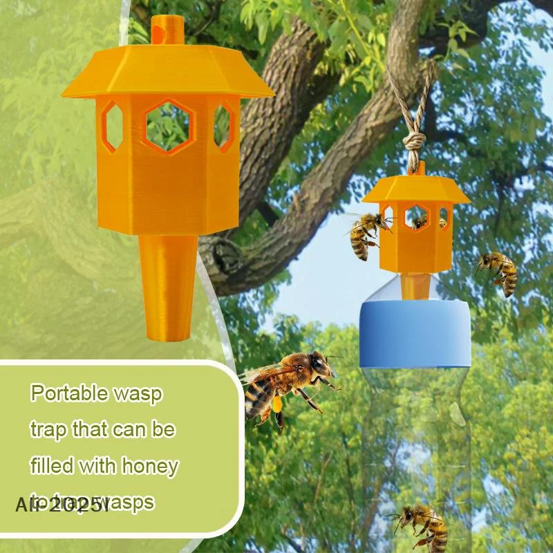 Фото 【I】Wasp Catch адаптер для бутылки, ферма, инструмент для ловли ос, оборудование для патио, дома, сада, улицы, подвесная домашняя ловушка для шерна №4