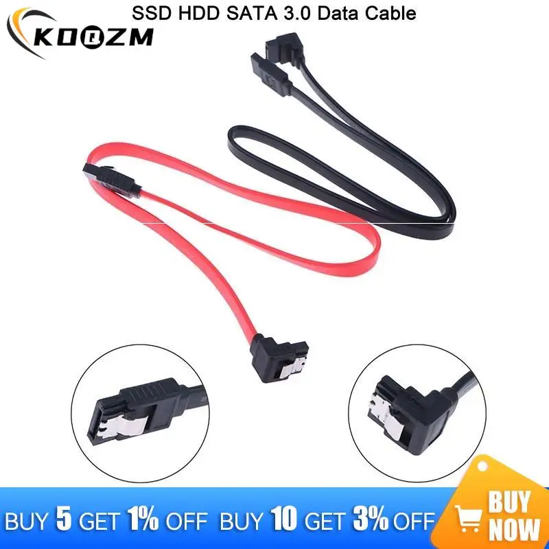 1 шт., кабель SATA 3,0 III для передачи данных на SSD HDD, шнур для жесткого диска Sata3, прямой правый Angle6Gb/s для материнской платы MSI Gigabyte