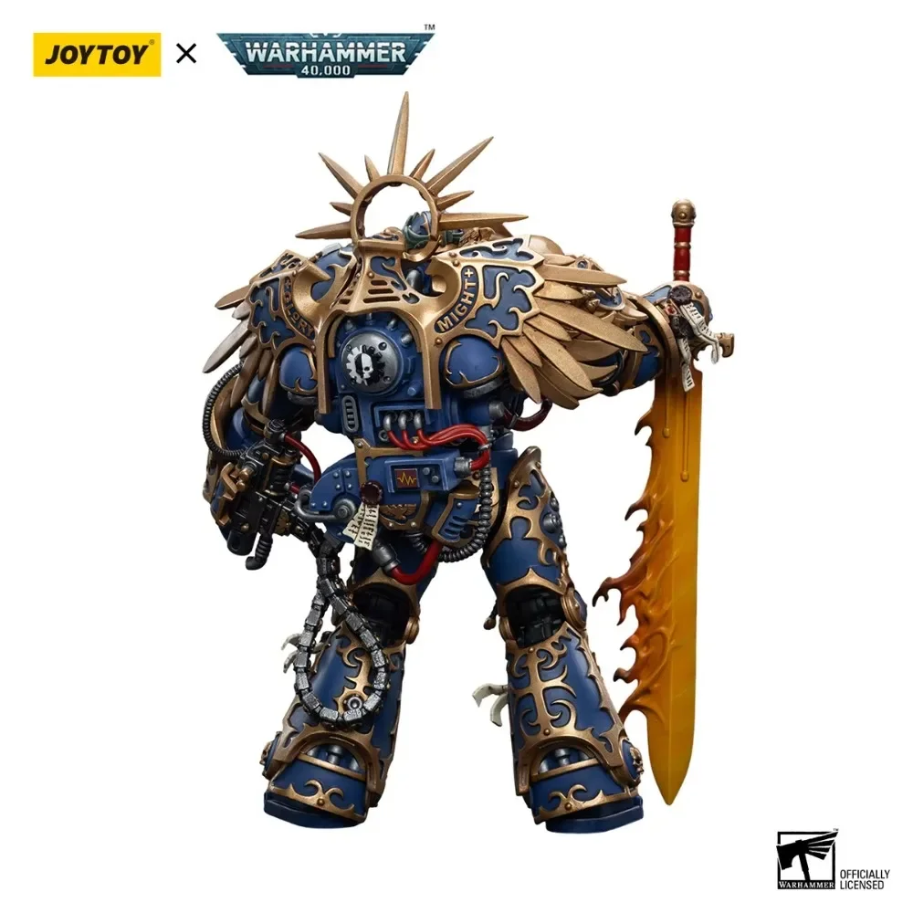 Фото JOYTOY Warhammer 40K Ultramarines Roboute Guilliman 1/18 фигурка украшения Коллекционная модель сюрприз рель подарочные игрушки №3