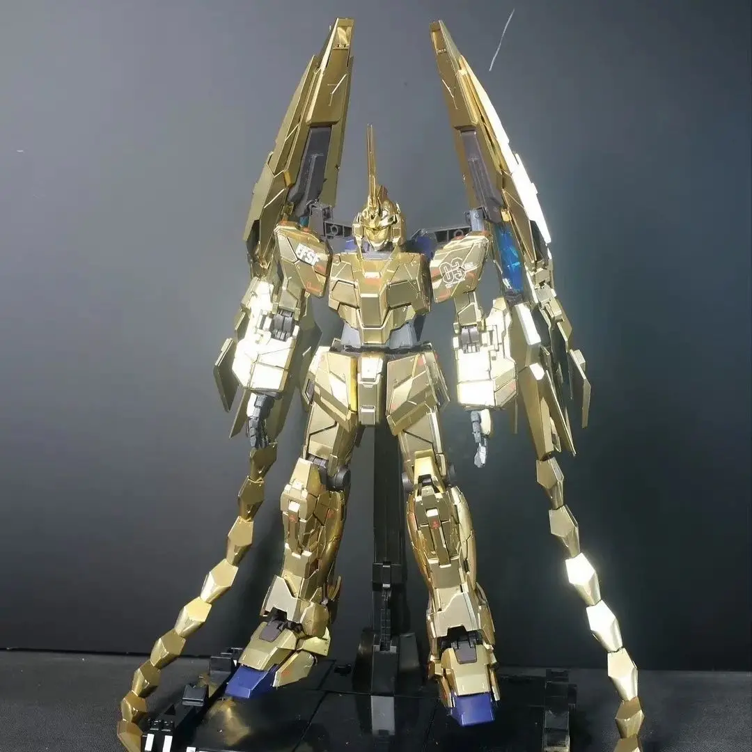 Фото Daban Pg 1/60 Unicorn Fighter 03, Phenex Full Psycho Frame, прототип мобильного костюма, оградная версия, сборная модель, экшн-фигурка №2