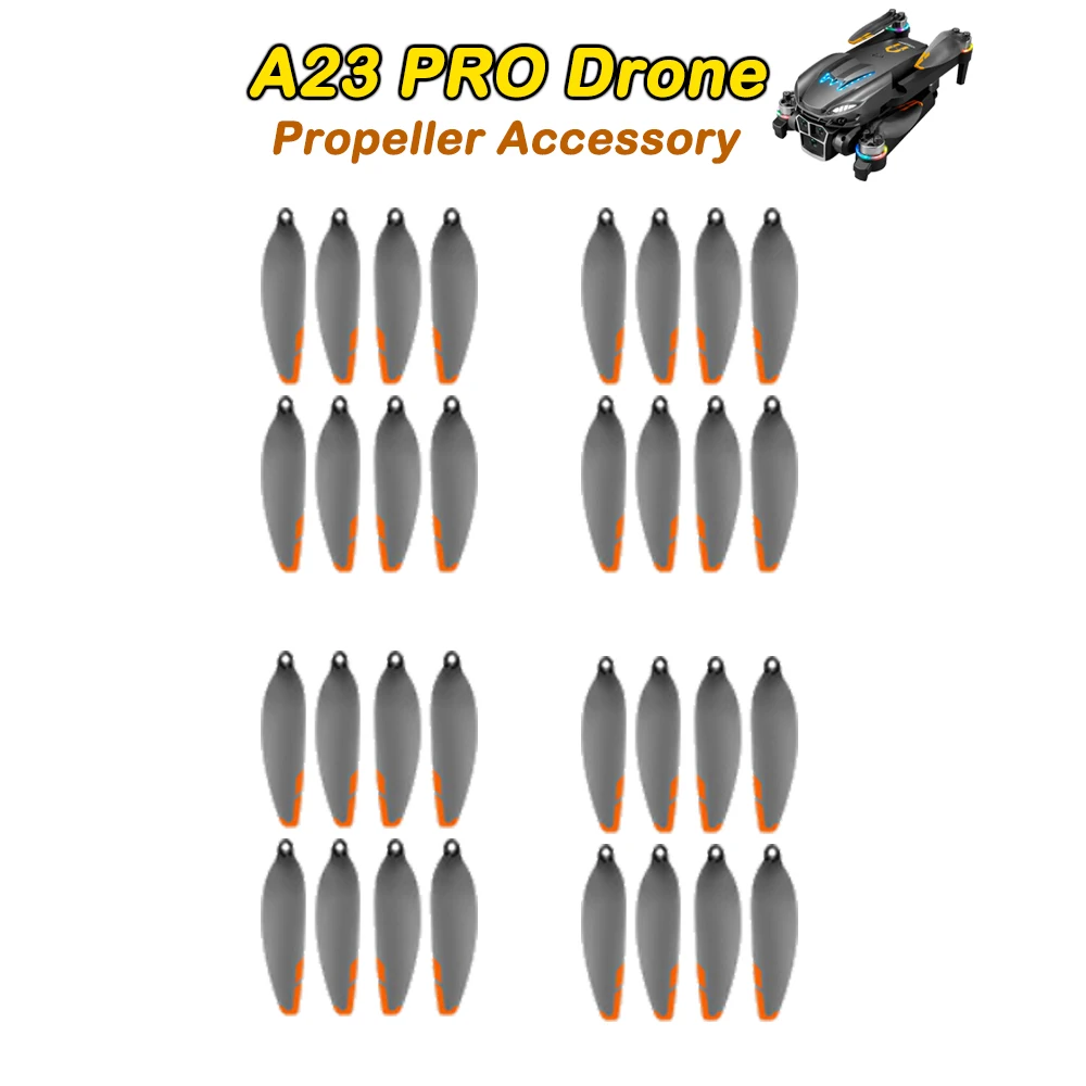 A23 Pro Drone Бесщеточный пропеллер для квадрокоптера Запасная часть A23PRO Основное лопастное крыло Кленовый лист Деталь Аксессуар 8 шт./компл. Радиоуправляемые игрушки