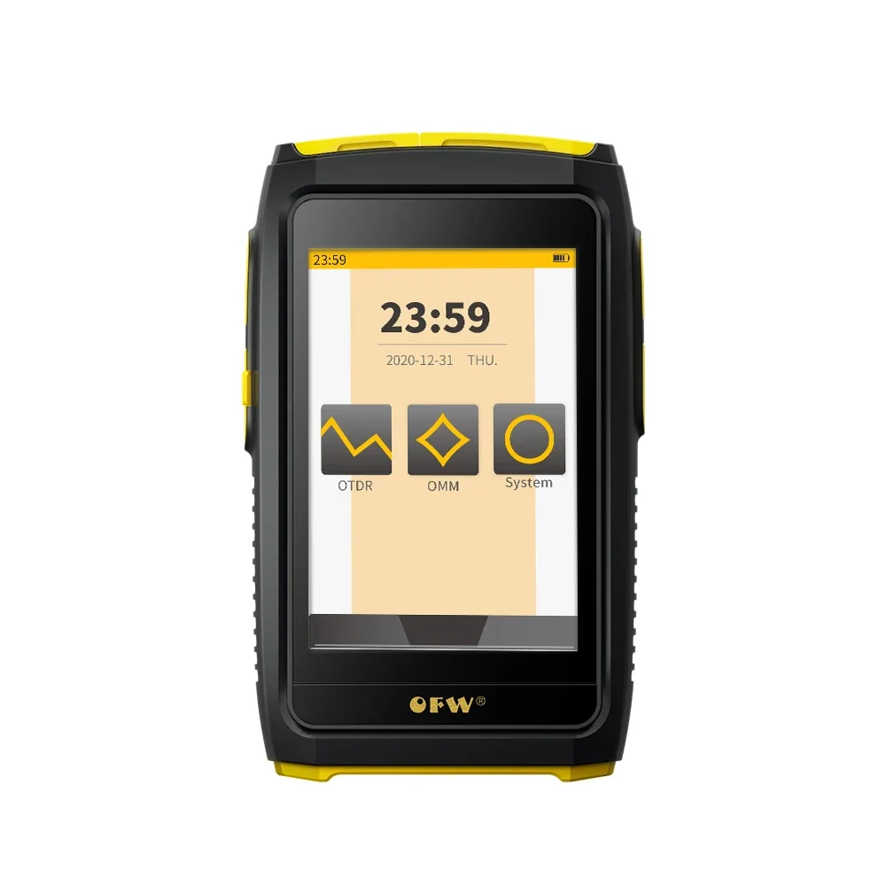 MINi OFW OTDR Активное волокно Live Test 1550 нм 20 дБ Волоконно-оптический рефлектометр Сенсорный экран VFL OLS OPM FWT-100