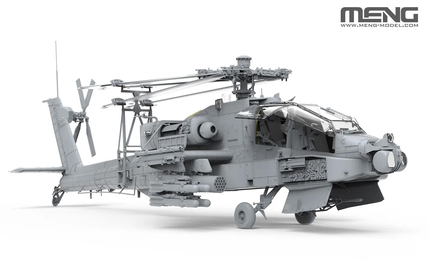 Модель MENG QS-004 BOEING AH-64D APACH LONGBOW Модель вертолета тяжелой атаки 135 (art.: 3920cf1da31c1) - 3920cf1da31c1