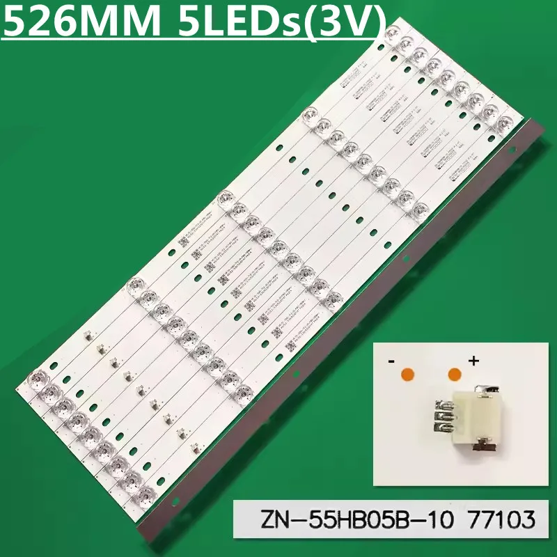 Светодиодная лента подсветки для MS-L1649 V2 JL.D55051330-158AS-M ZN-55HB05B-10 LE-8822A I55C 55Q10 55Q6 LEC550FN25[4K]