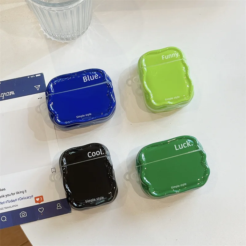 Простой однотонный телефон для AirPods Pro2 Airpod Pro 1 2 3 Bluetooth наушники зарядное устройство защитный чехол для наушников