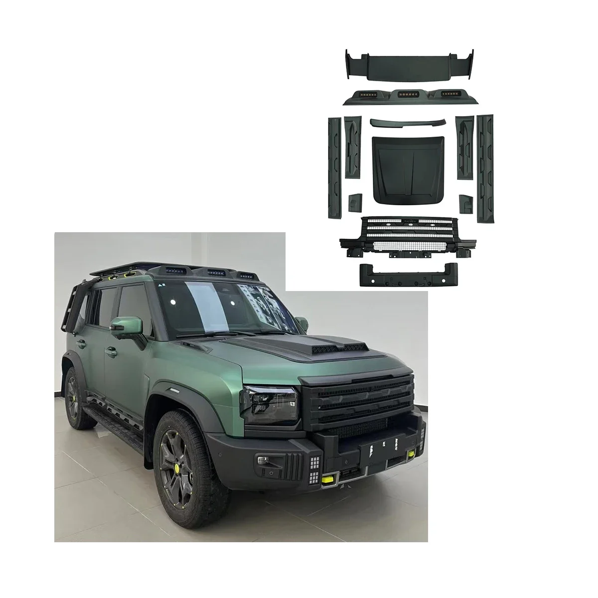 Автомобильный комплект подтяжки лица для Jetour Traveler T2, аксессуары, автоматический внедорожник, топливные автомобили Chery для Jetour Traveller t2 SUV
