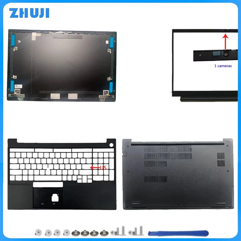 Для Thinkpad E15 Gen2 E15 GEN3 новая задняя крышка ЖК-дисплея/передняя панель/подставка для рук/нижняя крышка верхняя верхняя часть корпуса ноутбука замена крышки