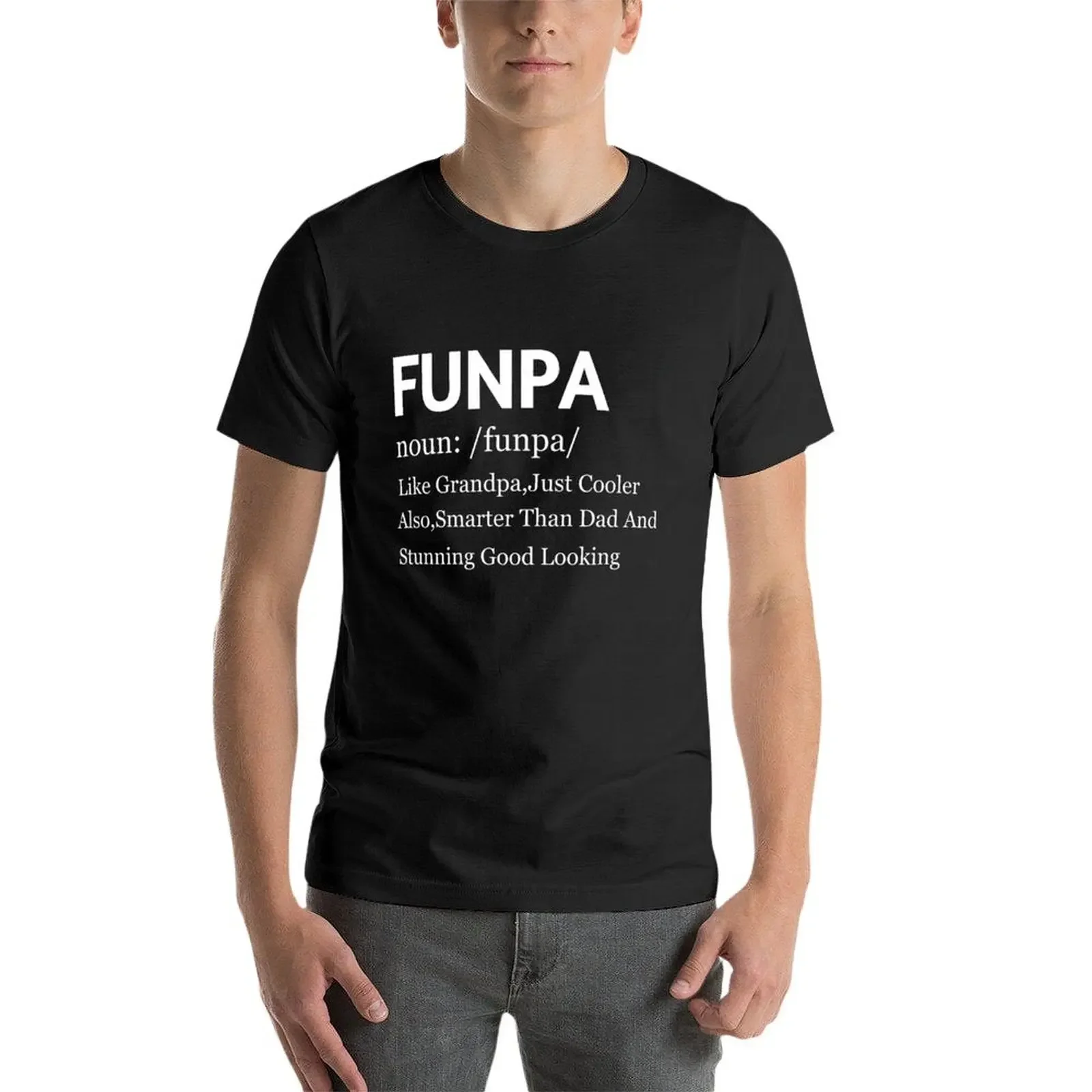 Фото Футболка с принтом дедушки Funpa, подарок на день отца #3 #, летние топы для мужчин №4