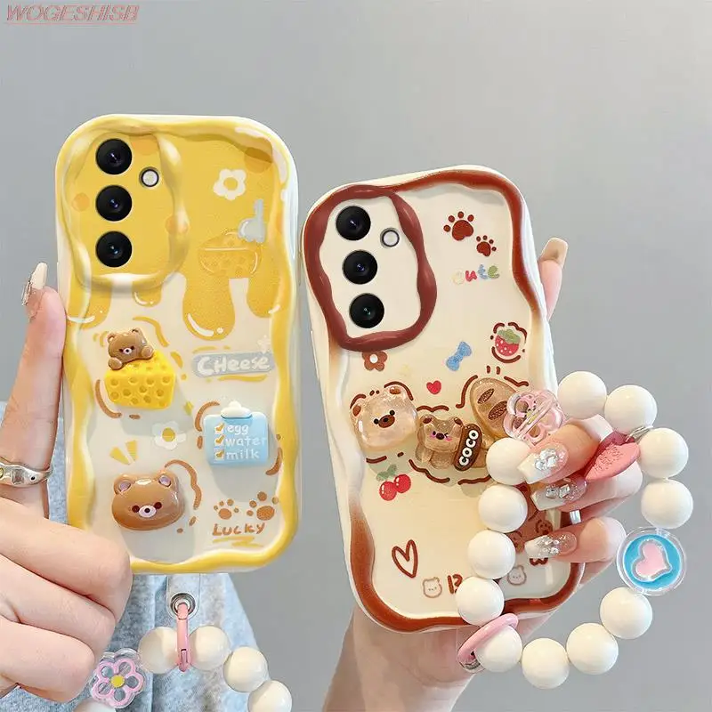 Чехол с Кремовым тортом для Samsung Galaxy A11, A21s, A31, A51, A71, A02s, A03s, A04s, A05s, A12, A22, A32, A52, A72, A13, A23, A33, A53, A73, A24, A34, A54