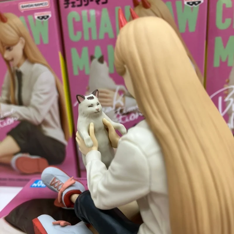 Фото BANDAI BANPRESTO Оригинал в наличии Chainsaw Man Denji Pochita Break Time Collection Vol. 1 гаражный комплект, аниме, мультяшные подарки, игрушки №2