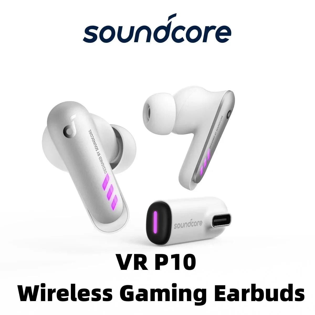 Soundcore VR P10 беспроводные Игровые наушники с низкой задержкой, двойное соединение, Bluetooth аксессуары для Meta Oculus Quest 2 адаптер