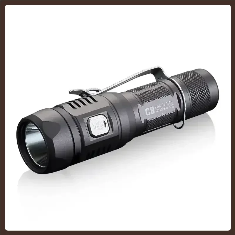 Jetbeam C8 PRO Уличный фонарик Edc Мини-фонарики Перезаряжаемый портативный светодиодный фонарик lampe