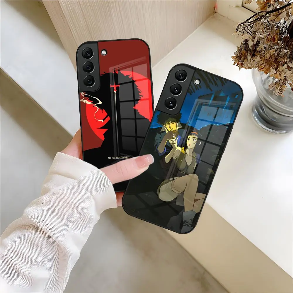 Чехол для телефона CowboyS B-BebopS, стекло для Samsung Galaxy S23 S25 S24 S21 S22 S20 Ultra Fe Plus A15 A14, чехол