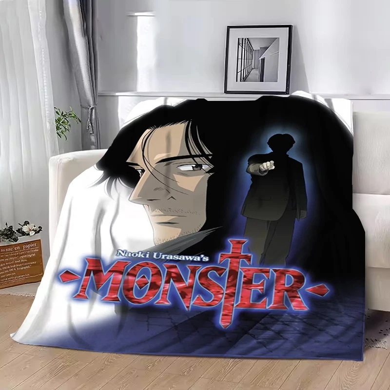 Фото N-Naoki Urasawa S Monster аниме одеяло аниме экшн фланель новинка теплое одеяло для кровати дивана всесезонные путешествия №5