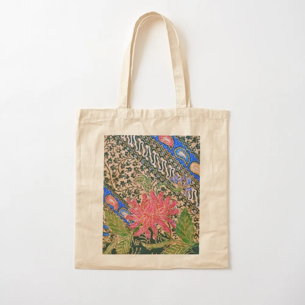 BUNGA BATIK (ЦВЕТОК) Большая сумка Сумки для покупок Женские сумки Складная многоразовая сумка Холщовая сумка-тоут