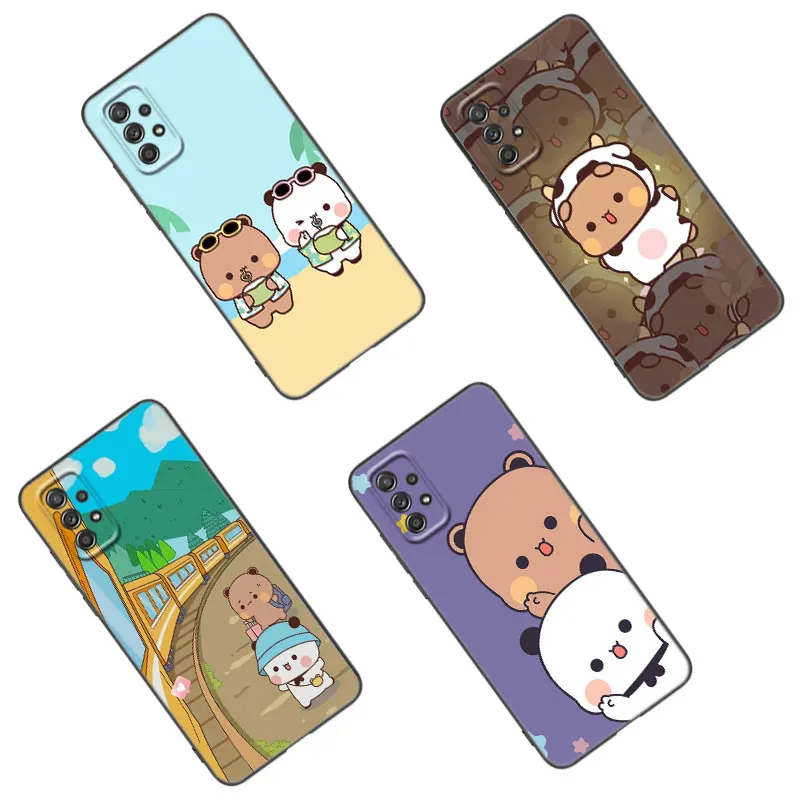 Милый чехол для телефона Kawaii DUDU BUBU для Samsung A13 A22 A24 A32 A23 A25 A34 A35 A52S A53 A54 A55 A73 5G A12 A14 A15 A31 A33 A50 A51