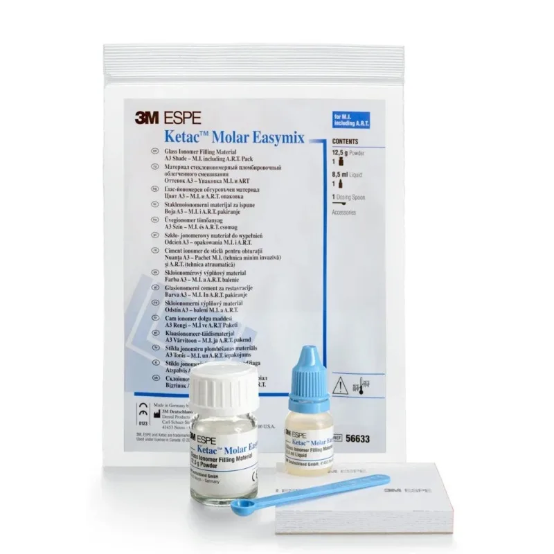 Фото 3M ESPE Dental Gic Filling Materials Ketac Molar Easymix Super Stronge Glassionomer Наполнитель для постоянного восстановления зубов Стоматология №4