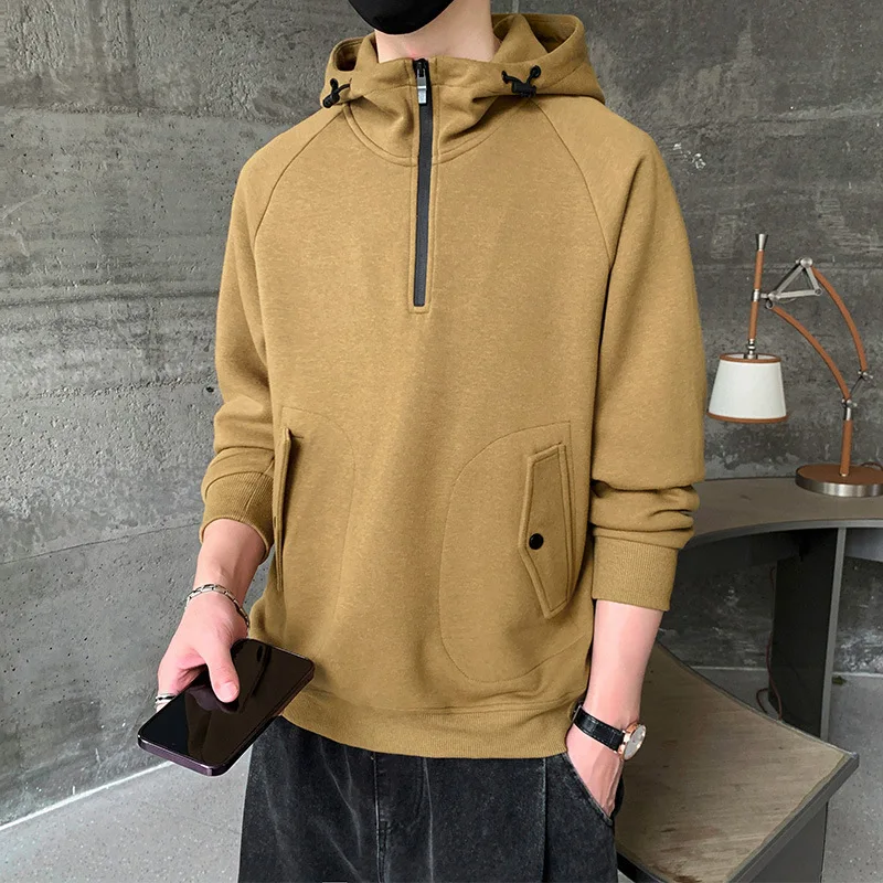Фото Мужская хлопковая толстовка с капюшоном, размеры до 6XL, 7XL, 8XL №3