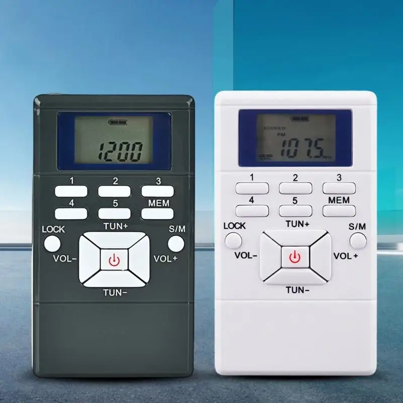 Portable FM Radio с наушниками автоматическое сканирование