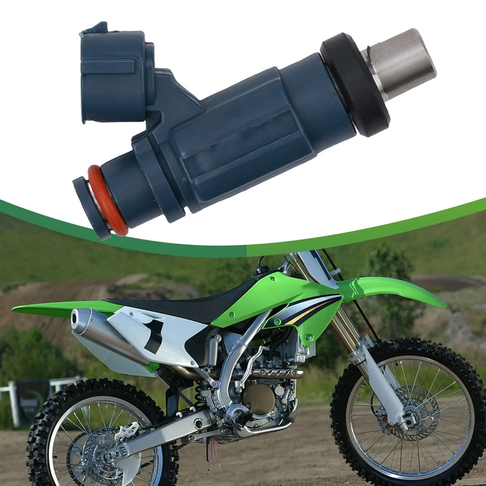 49033-0010 Топливная форсунка для ZX10R 2006-2007 1шт. 490330010   Черный пластик для ZX14 2006-2007 гг. (art.: 3920cb30d4c8d) - 3920cb30d4c8d