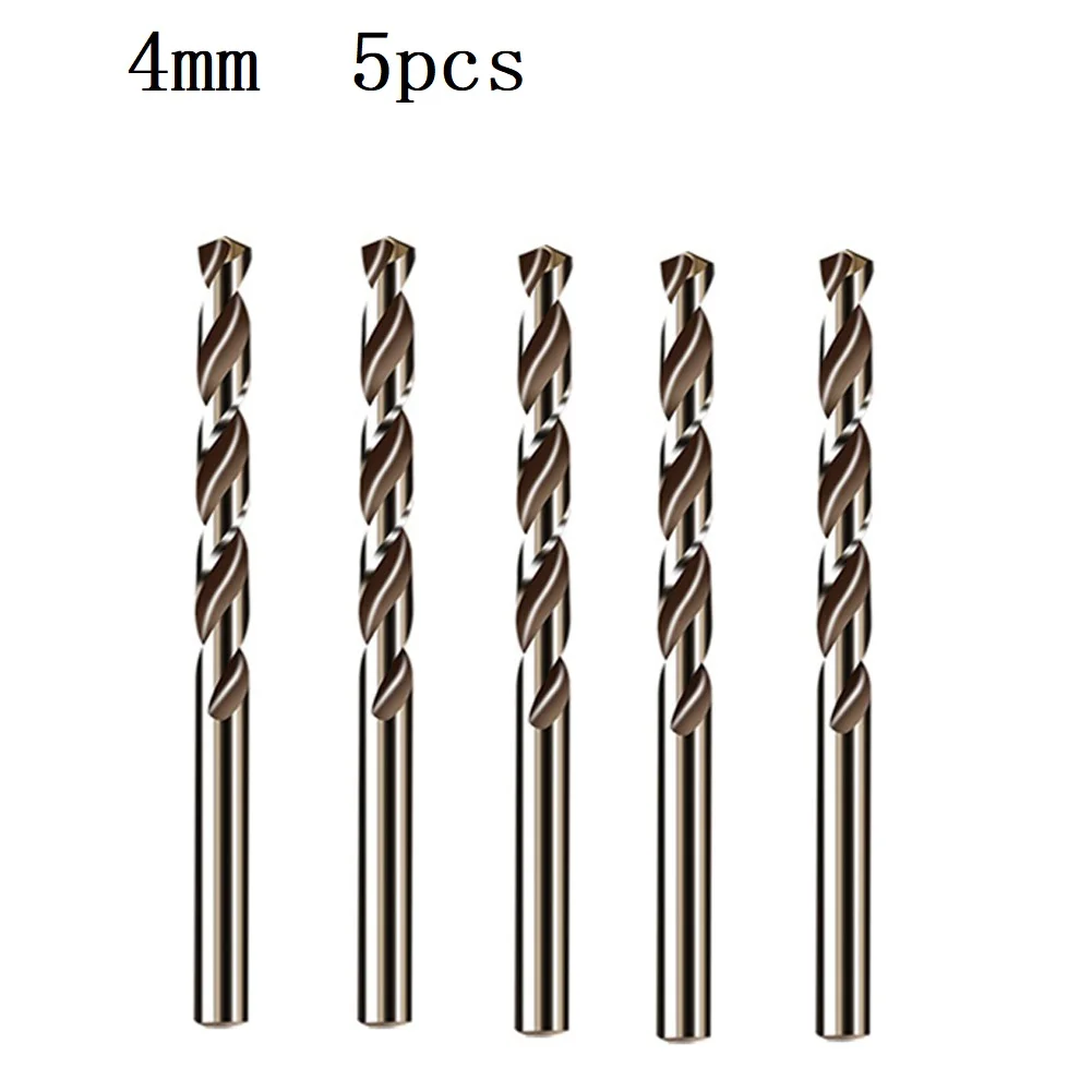 Сверло из быстрорежущей стали M35 с кобальтом, 1/1,5/2/2,5/3/3,5/4 мм, 5 шт.