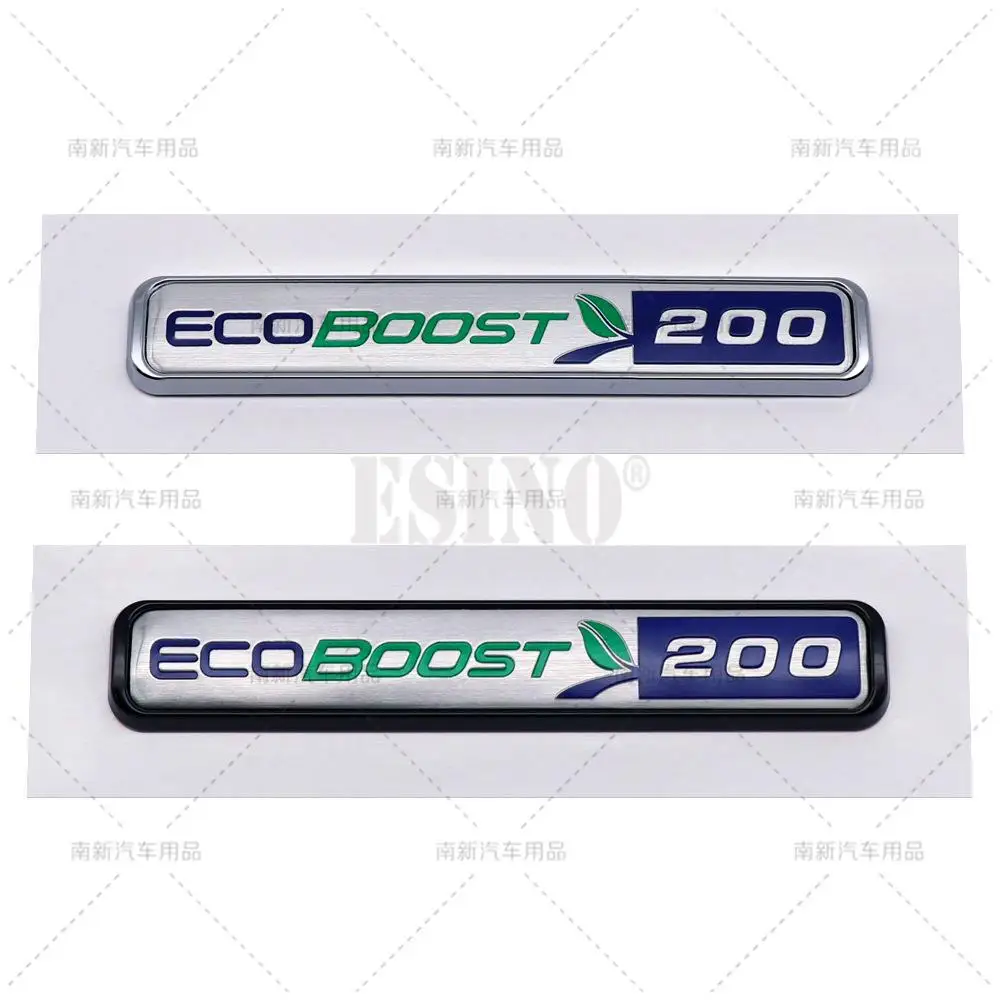 Фото 3D ABS Ecoboost 180 200 245 4WD задний багажник, крыло, клейкий значок, декоративная эмблема смещения задней двери для Ford №5