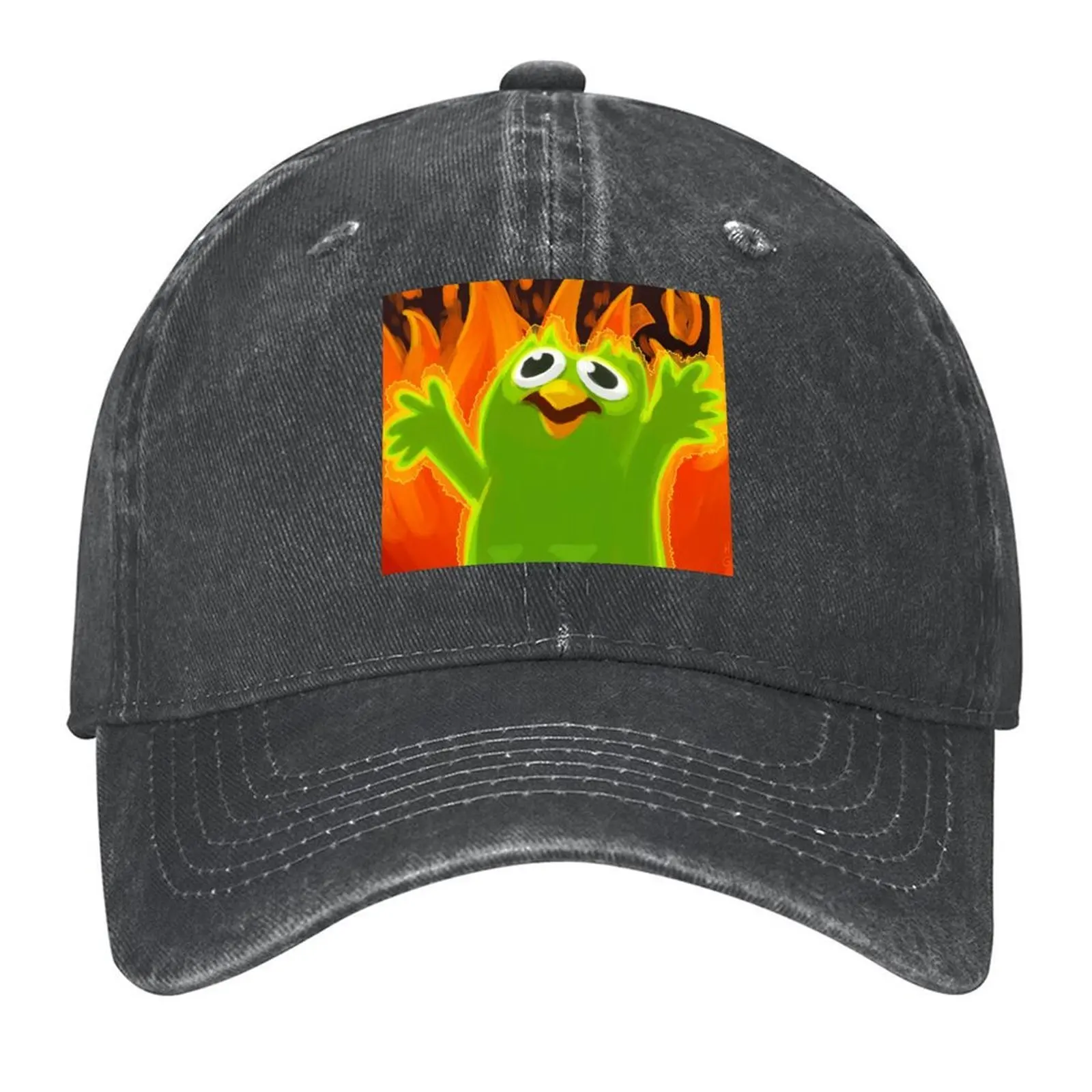 Elmo Meme Paint Duolingo версия FANART Бейсболка солнцезащитные кепки мужская шляпа большого размера дизайнерская кепка шляпа большого размера мужская роскошная женская кепка