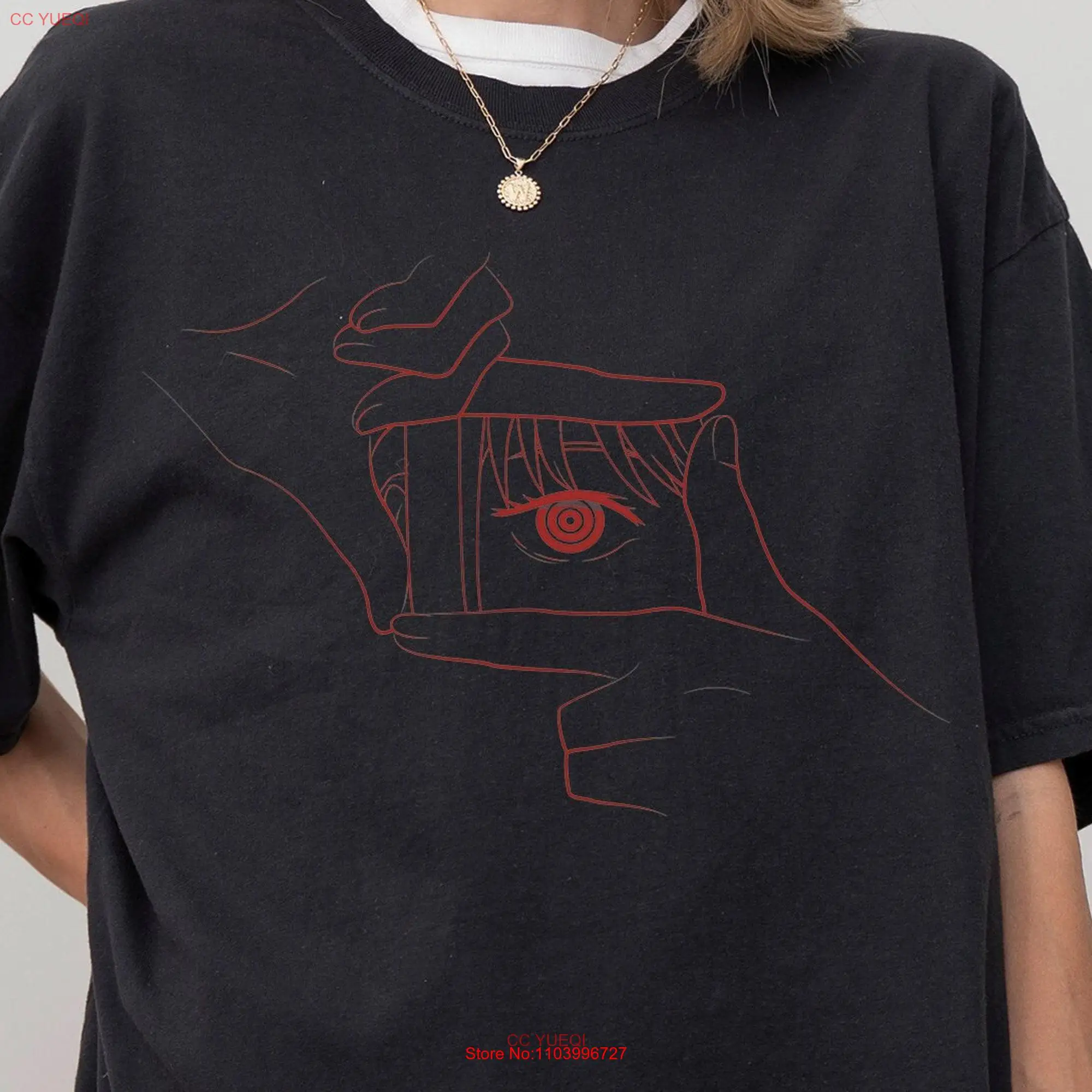 Makima глаз бензопила Мужская футболка оверсайз Мягкие Аниме Merch для него удобные цвета длинные или Короткие рукава