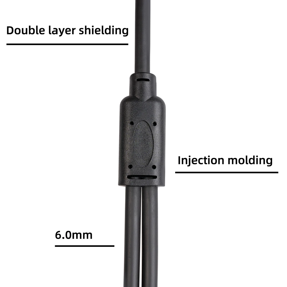 Фото Сплиттер XLR, 3 контакта, гнездо XLR, двойной штекер XLR, Y-разветвитель, сбалансированный микрофонный кабель, 3 фута, 100 см, инструменты, магнитный ... №3