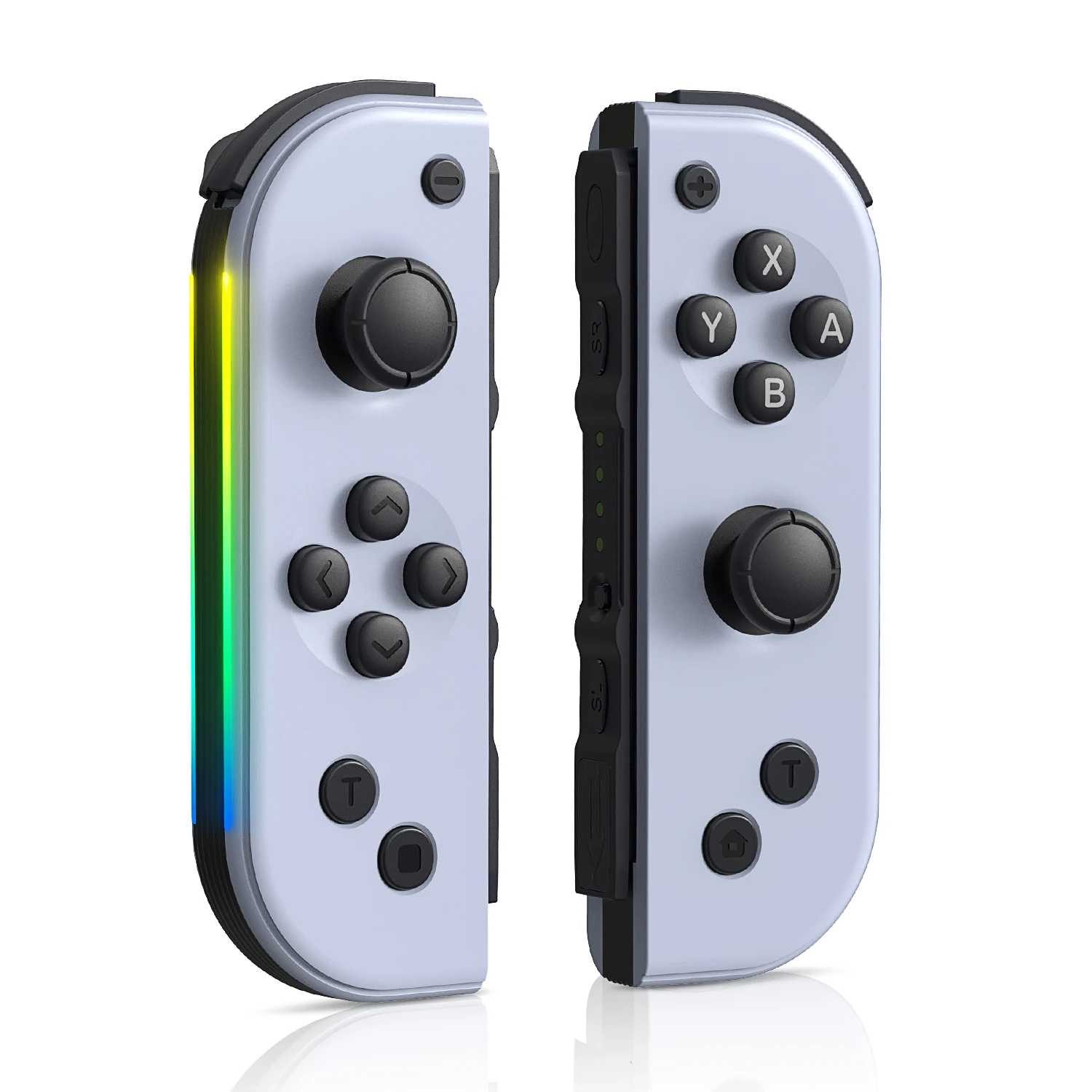 Беспроводной контроллер Joy Pad Joy Con с ремешками для Nintendo Switch OLED