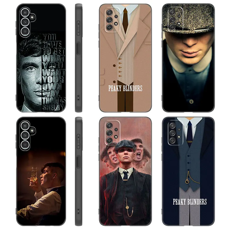 Чехол для телефона Peaky Blinders TV Man для Samsung A13 A22 A24 A32 A71 4G A33 A34 A35 A52 A54 A55 A73 5G A12 A14 A23 A31 A50 A51 A72