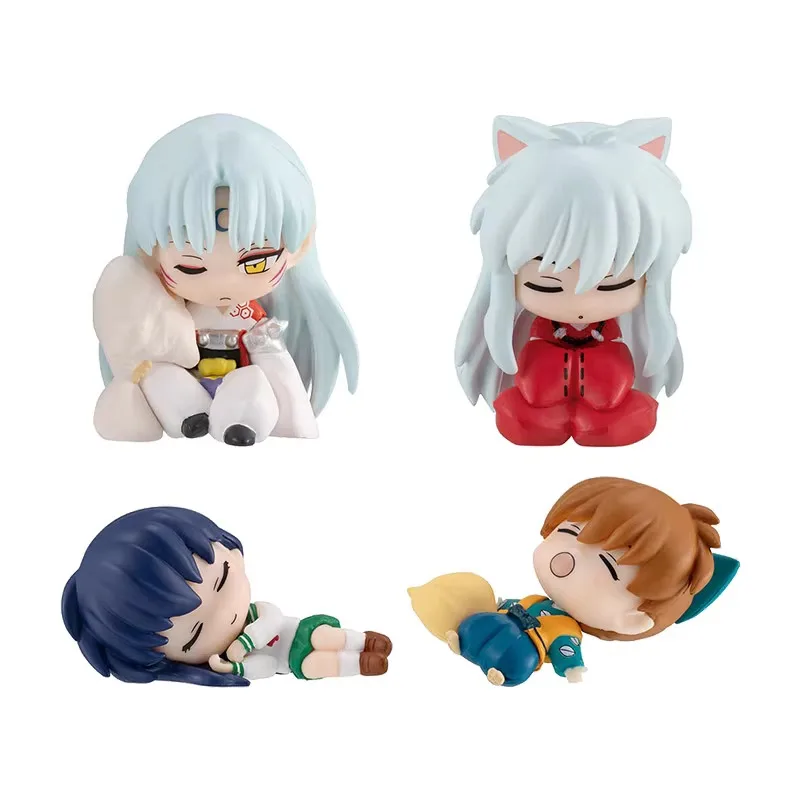 Bandai оригинальные игрушки Inuyasha Gashapon Q версия Sleep Team аниме фигурки Sesshoumaru Kagome модель украшения креативные подарки (art.: 3920cb83b24e0) - 3920cb83b24e0