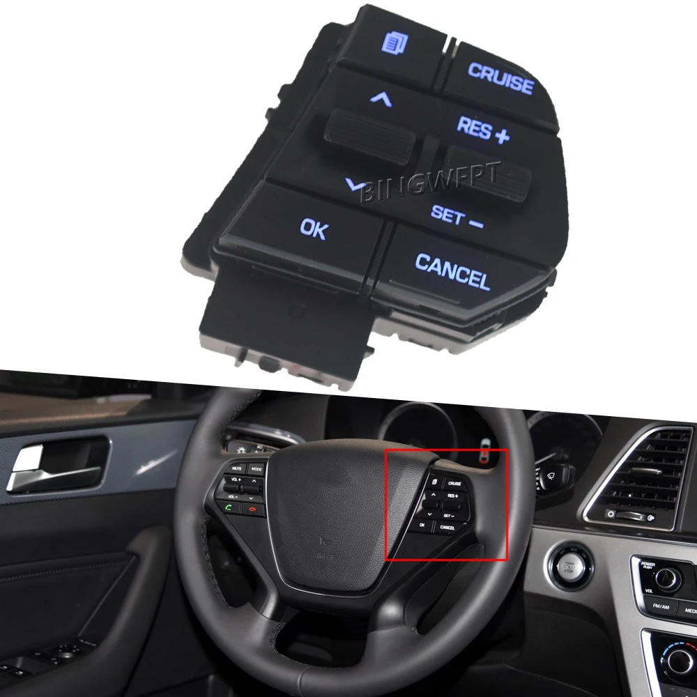 Поо 96700-C1510 для Hyundai Sonata 2,0 2016 для Hyundai Sonata 2.4 2015 - 2017 переключатель круиз-контроля на руль