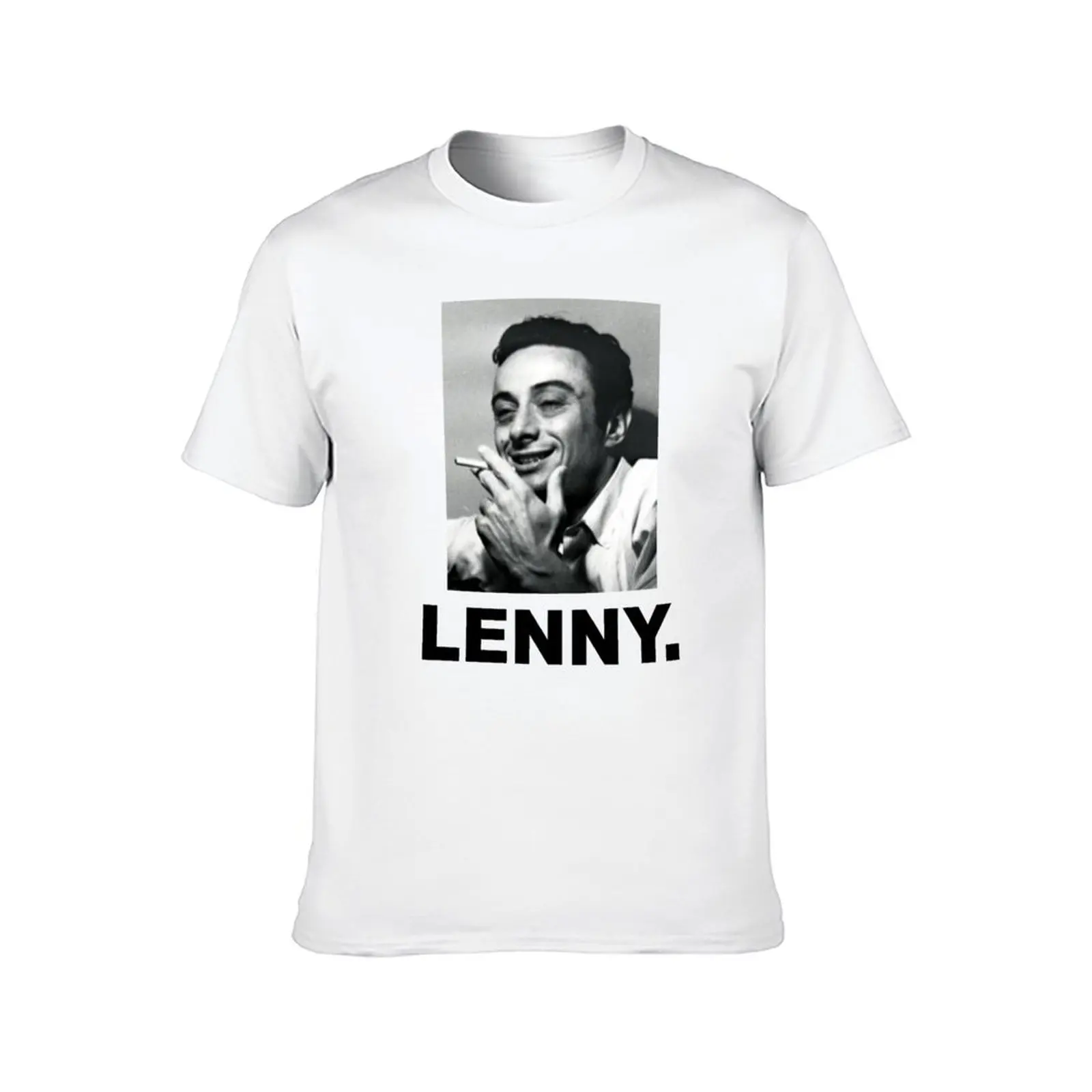 Фото Футболка Lenny Bruce-LENNY' с принтом, мужские хлопковые футболки, мужская футболка из 100% №2