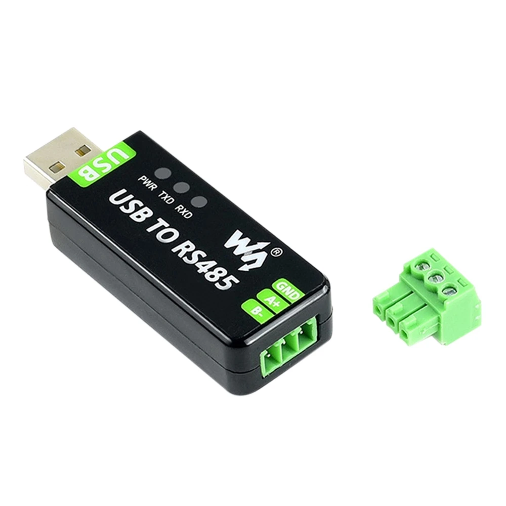 Waveshare USB в RS485 Последовательный преобразователь Модуль связи RS485 300- 921600 Встроенная схема защиты от электростатического разряда Bps