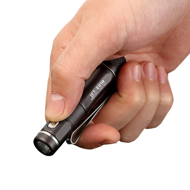 Фото JETbeam E01R 138 люмен Мини-светодиодный фонарик CREE XP-G2 Светодиодный фонарь с питанием от 1 * батареи AAA Портативный триковый фонарь для наружного освещения №3