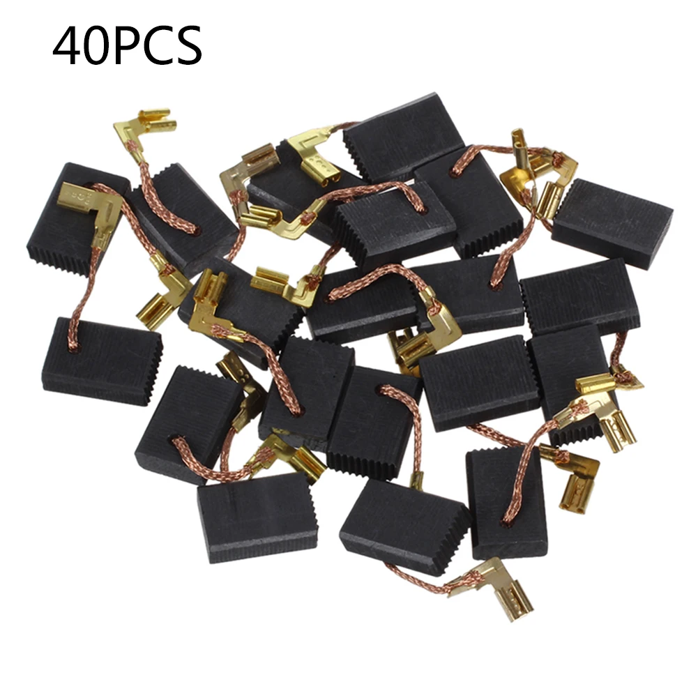 40 шт. угольной щетки 16,6 х 10,9 х 4,9 мм для Mkt 9553NB, 9554NB, 9555NB, 9556NB, 9556PB, 9557NB, детали инструментов (art.: 3920cf43a0720) - 3920cf43a0720