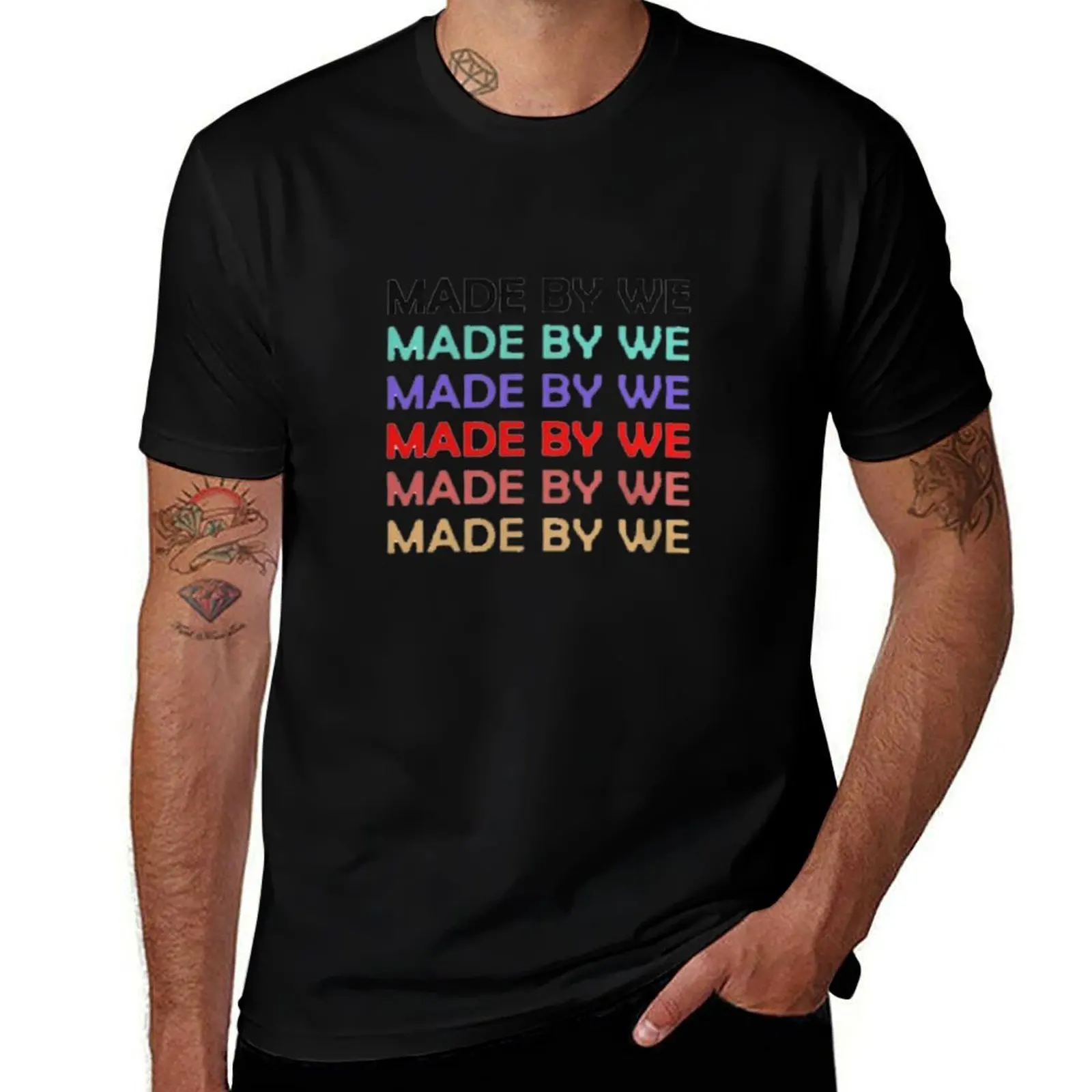 Мягкий банк Адам Неumann Made By We, футболка, футболки для мужчин, упаковка, хлопковые футболки с принтами, футболка