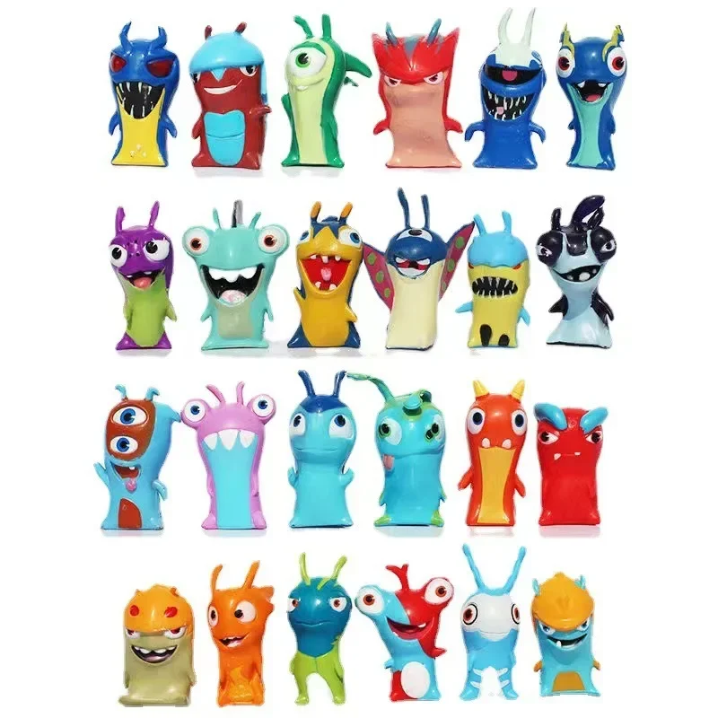 24 шт./компл. фигурки Slugterra, мини-зверь, монстр, слизи, модель, коллекция фигурок, игрушки, подарок для детей и взрослых